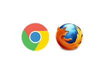 Desktop - Google Chrome and Firefox